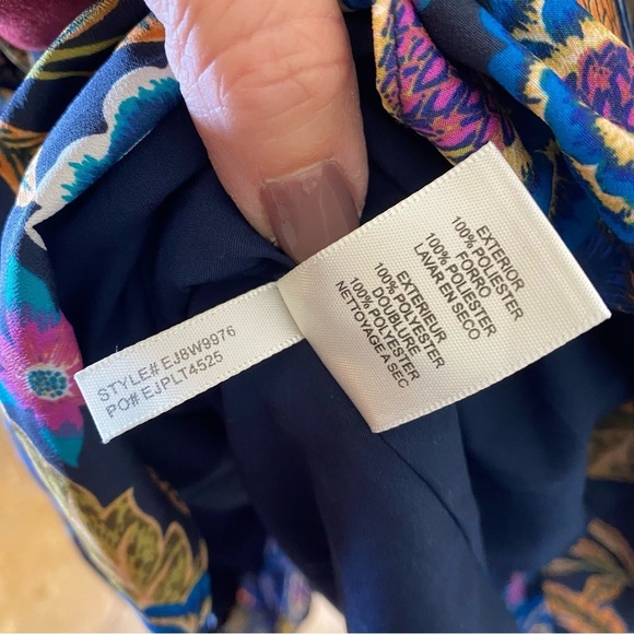 Eliza J Floral Hi-Lo Surplice Knee Length Dress Woman’s 20 Plus Size - Picture 12 of 12